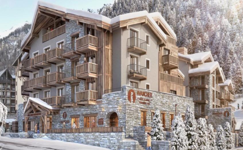 Hotel Avancher, Val d'Isere, External